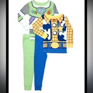 Disney Toy Story Kids buzz and woody pajamas set 2t